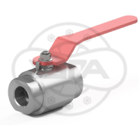 Кран шаровой разборный трехсоставной муфтовый Dn10 Pn100 Ст. 20 11с45п