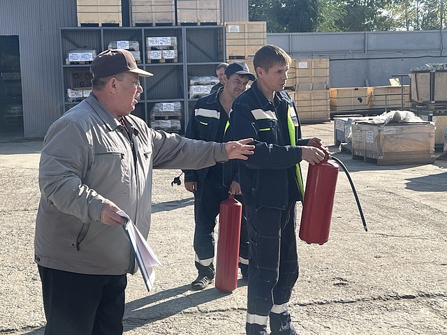 УЗПА провел тренировку по пожарной безопасности в рамках месячника по защите населения от чрезвычайных ситуаций