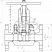 Задвижка клиновая стальная фланцевая Dn15 Pn16 12Х18Н10Т 30нж41нж