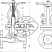 Клапан запорный Dn15 Pn40 фланцевый 20Л 15с22нж