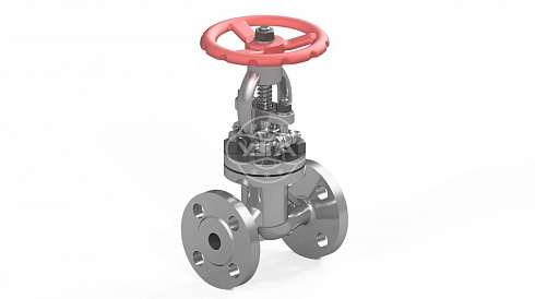 Клапан запорный Dn15 Pn40 фланцевый 20Л 15с22нж